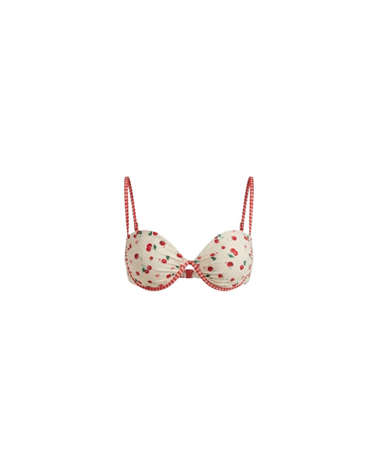 Cherry Muse Bikini Top